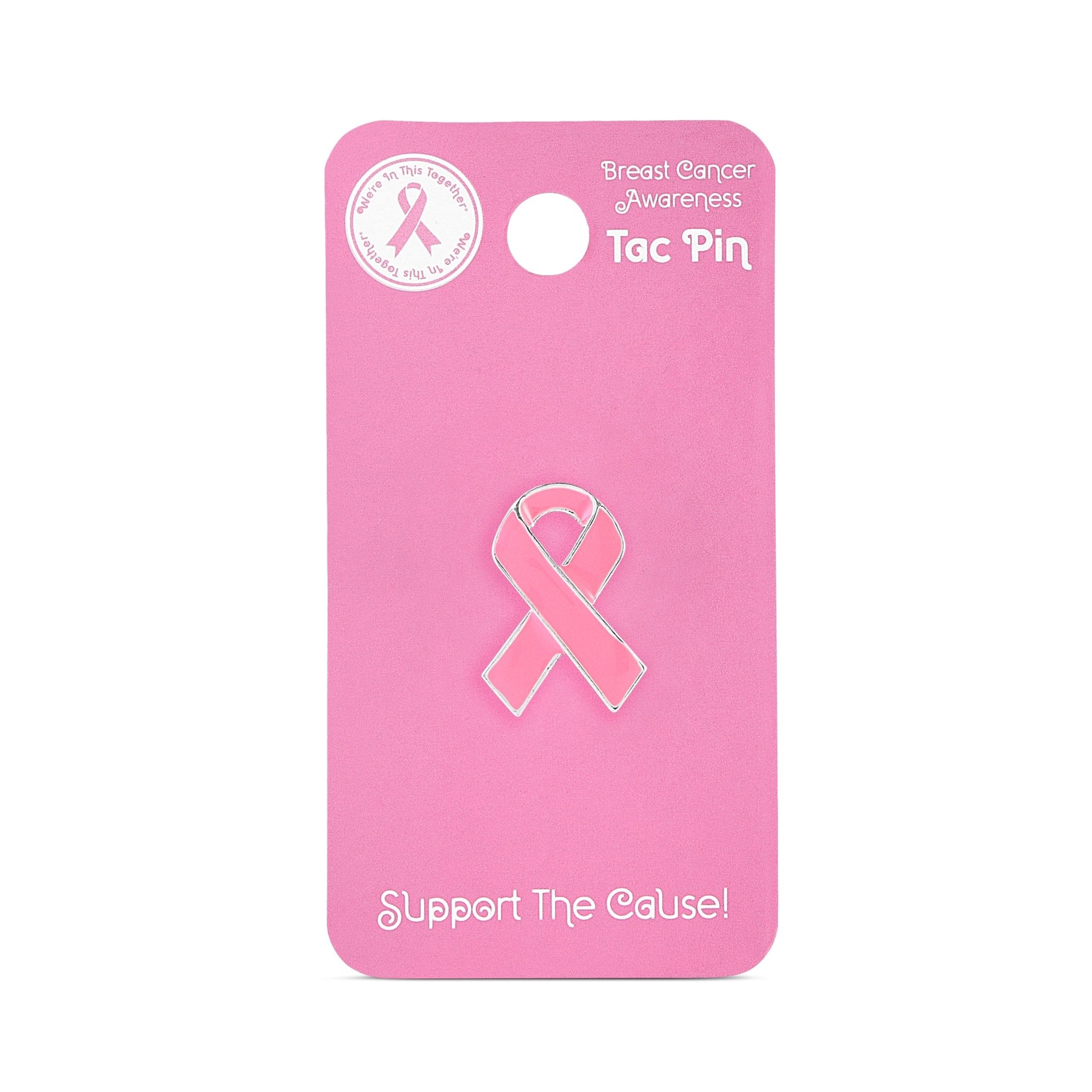 Pink Ribbon Pin Counter Display (12 Cards) The Awareness Company