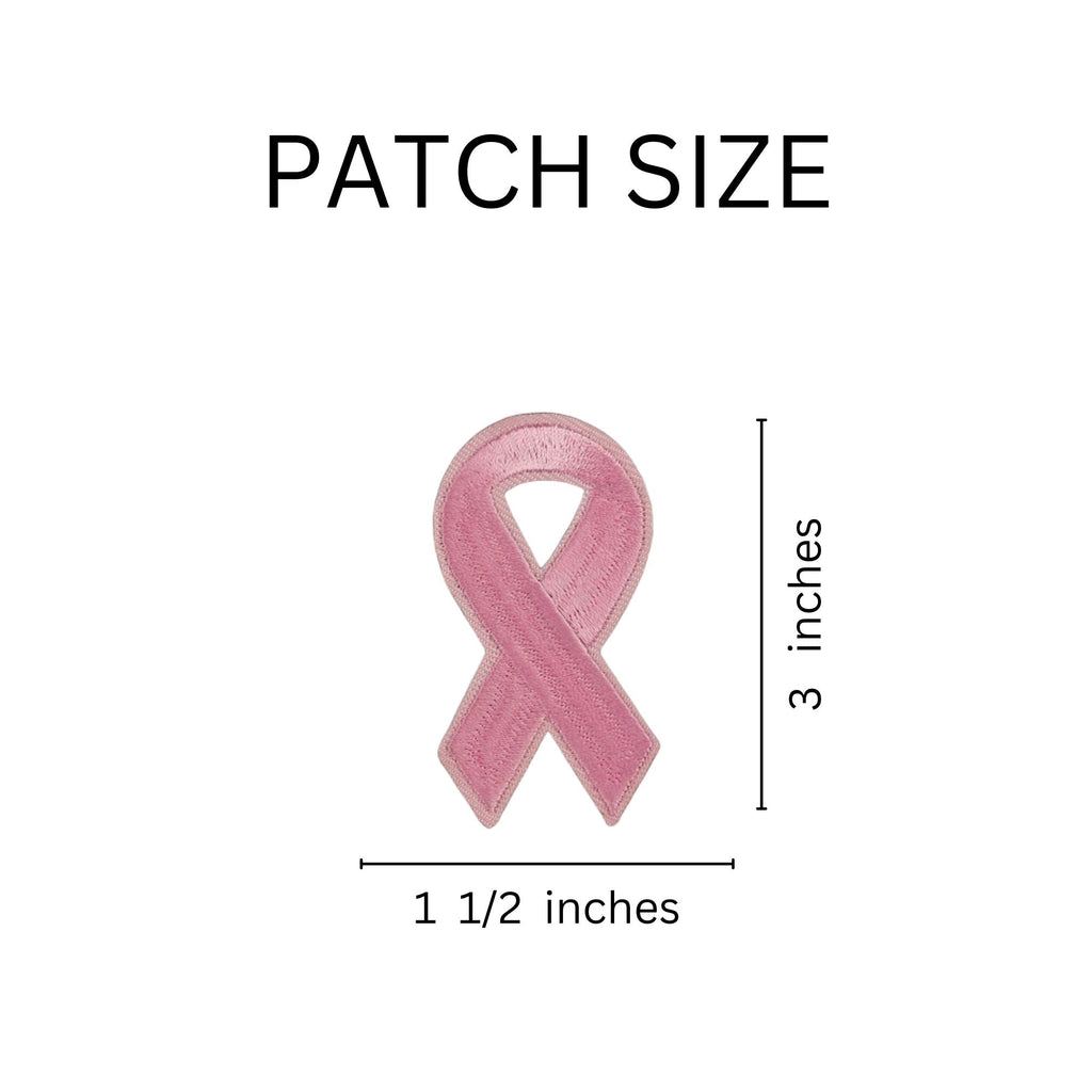 Pink Ribbon Sew-On/Iron-On Patches The Awareness Company