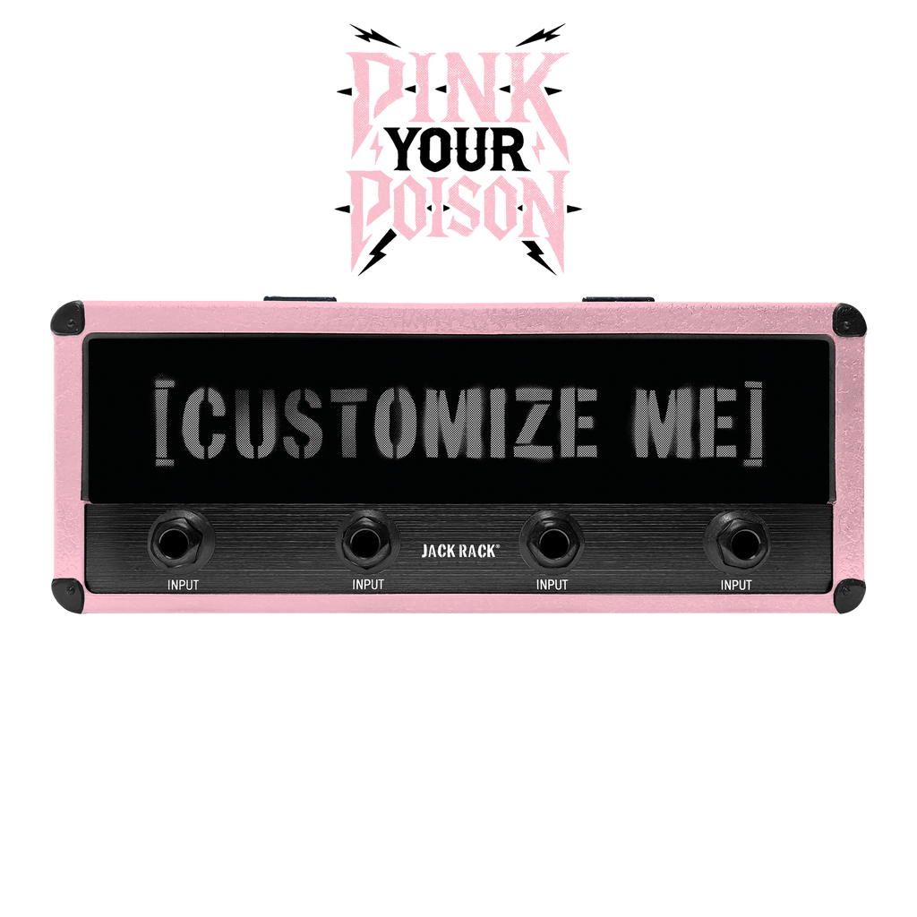 "Pink Your Poison" Jack Rack® Shell Pluginz Keychains