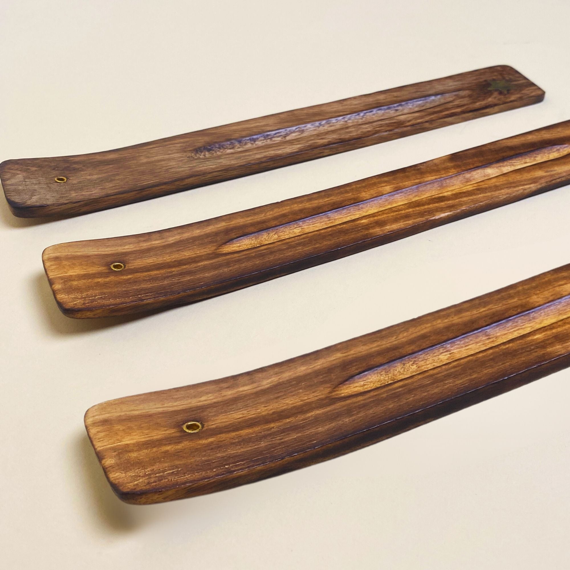 Traditional Wood Incense Holder Auric Blends