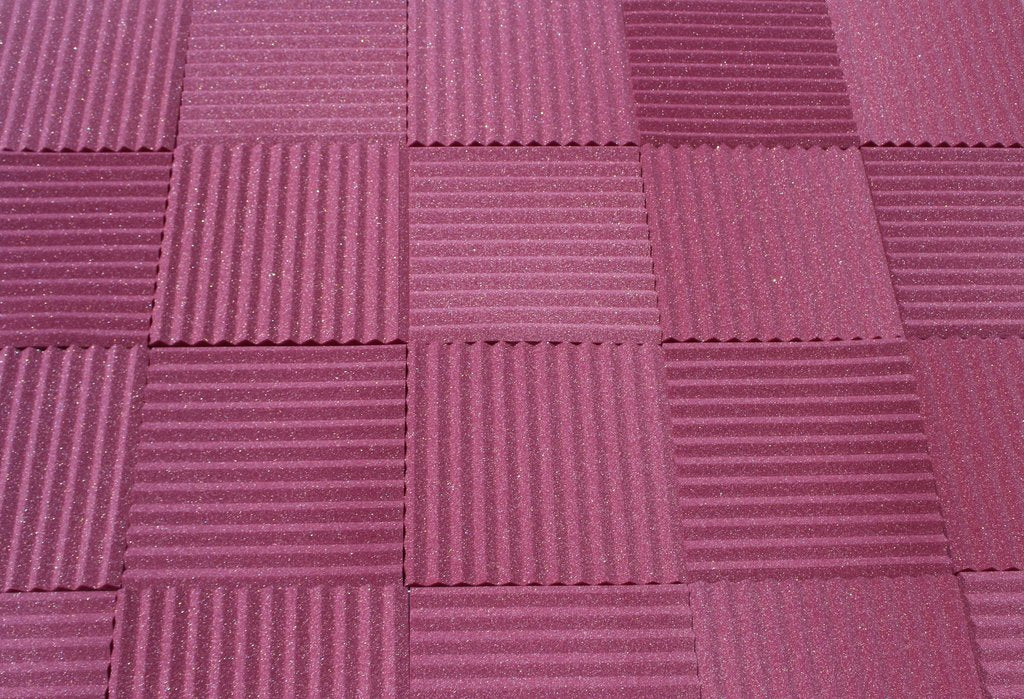 1 Inch Acoustic Foam Wedge Style Panels - 13 Color Options SoundAssured