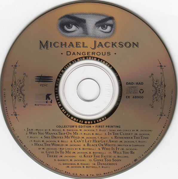 Dangerous (10" CD BOX)(Collector's Edition • First Printing) | Mint (M) Mint (M) Love Vinyl Records