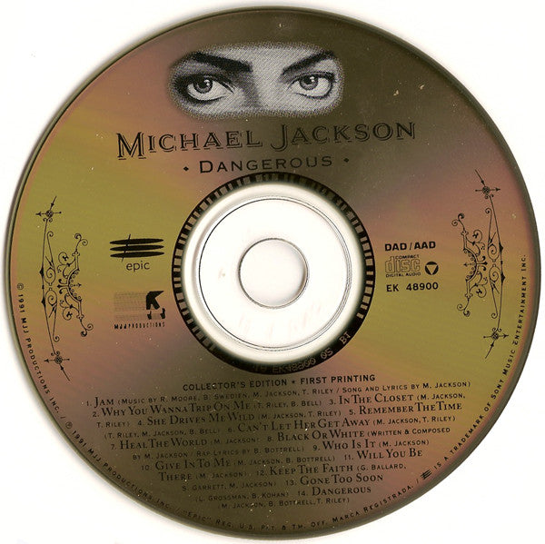 Dangerous (10" CD BOX)(Collector's Edition • First Printing) | Mint (M) Mint (M) Love Vinyl Records