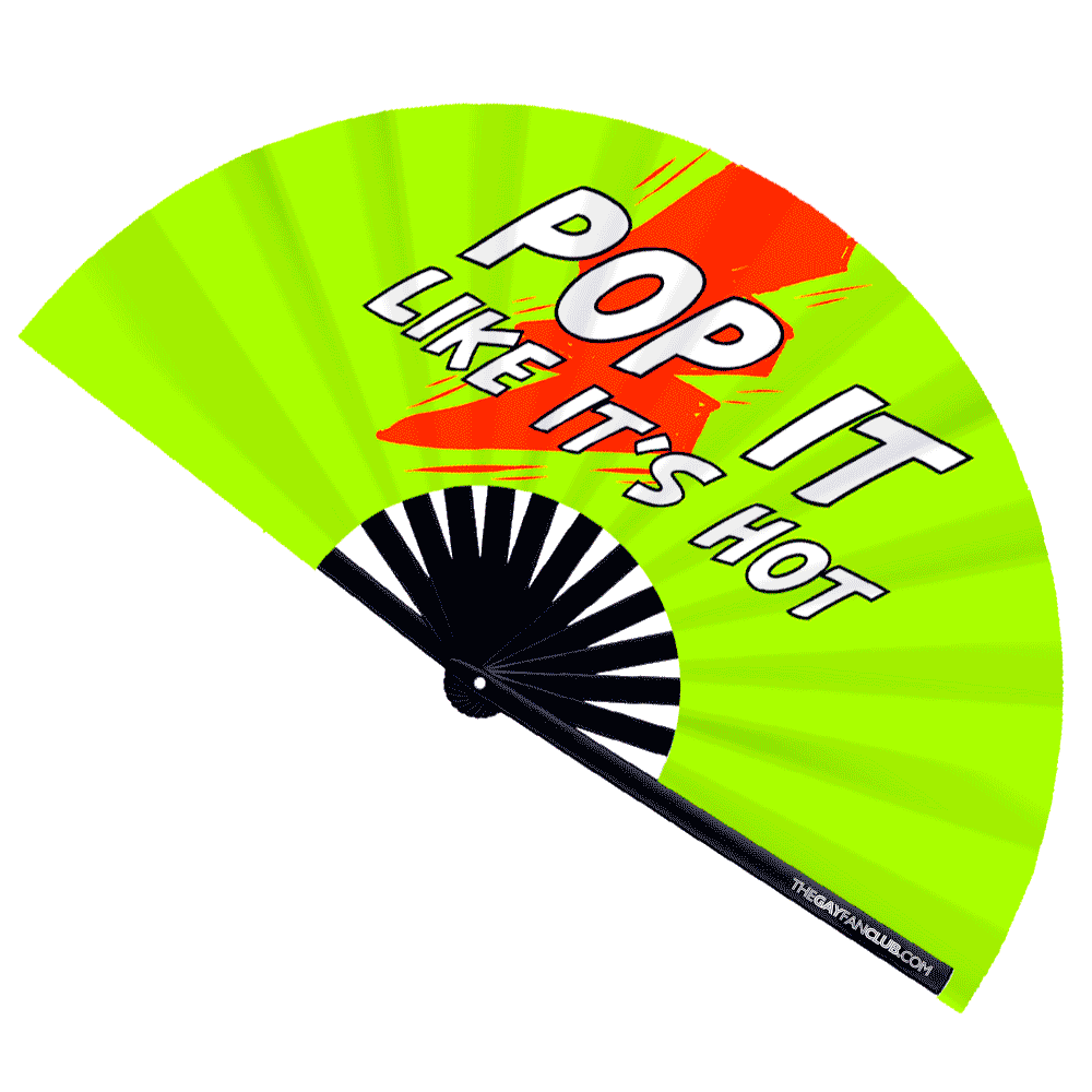 Poppers Fan (UV) The Gay Fan Club