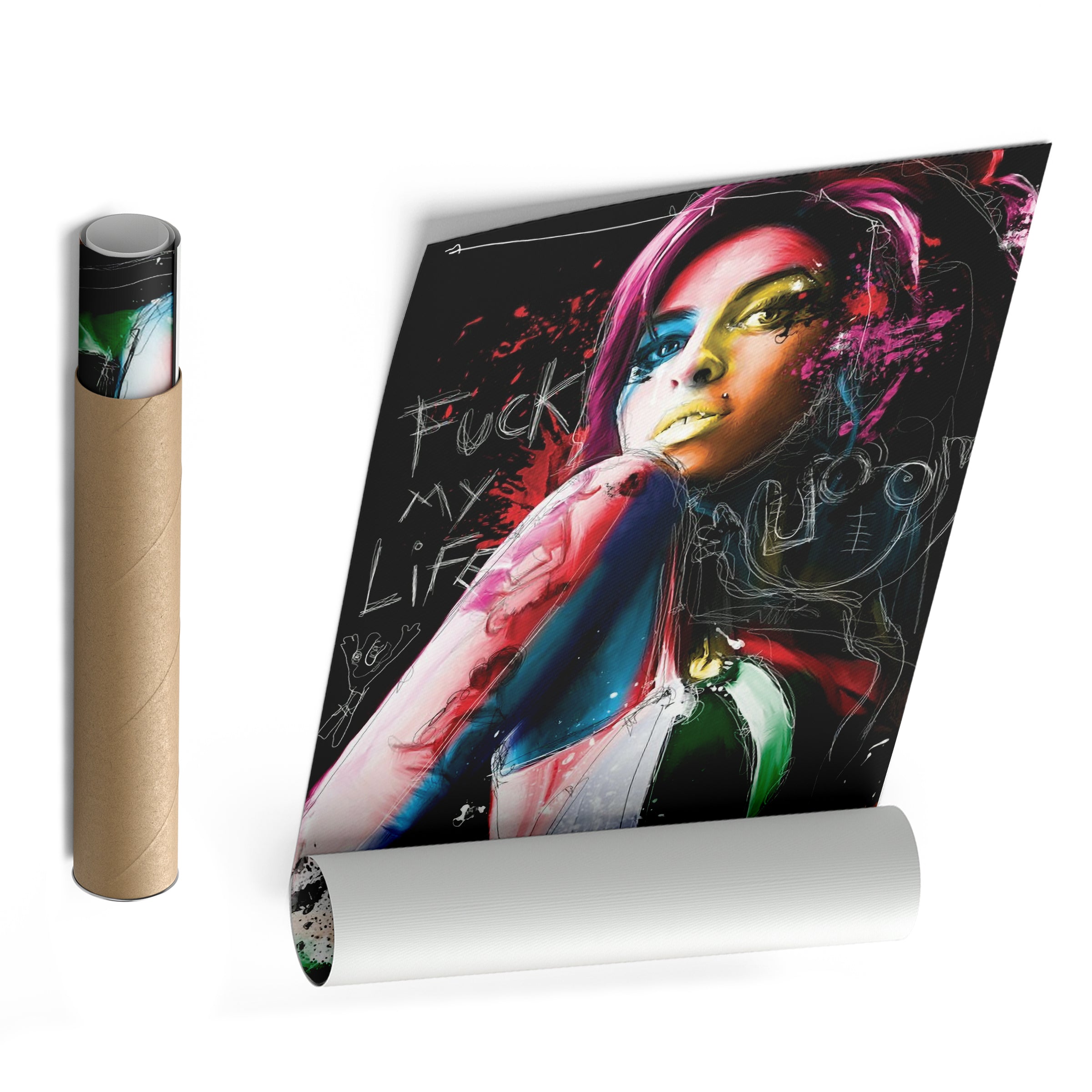 Amy Winehouse Canvas – Pop Music Wall Art for Home Decor CanvasBlackArt