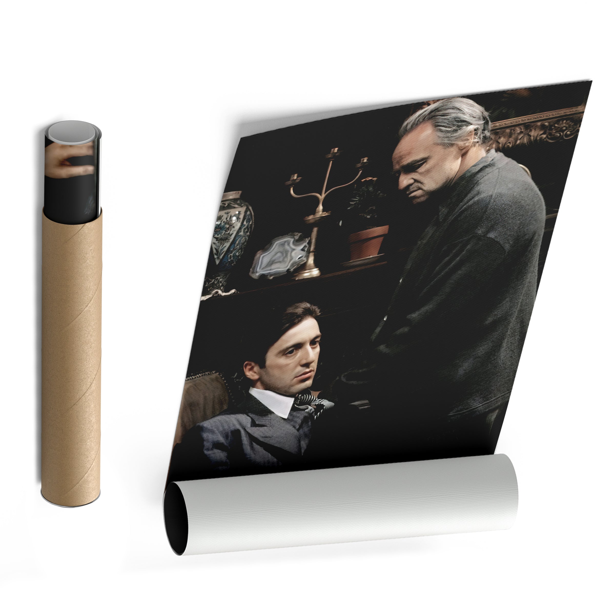 The Godfather Canvas – Don Corleone Wall Art for Home Decor CanvasBlackArt