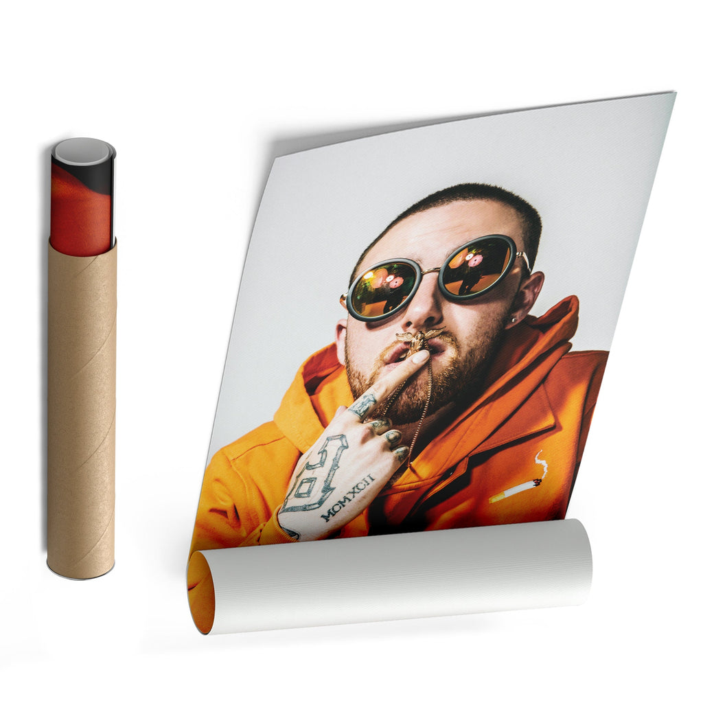 Mac Miller Canvas – Rap Icon Wall Art for Studio Decor CanvasBlackArt