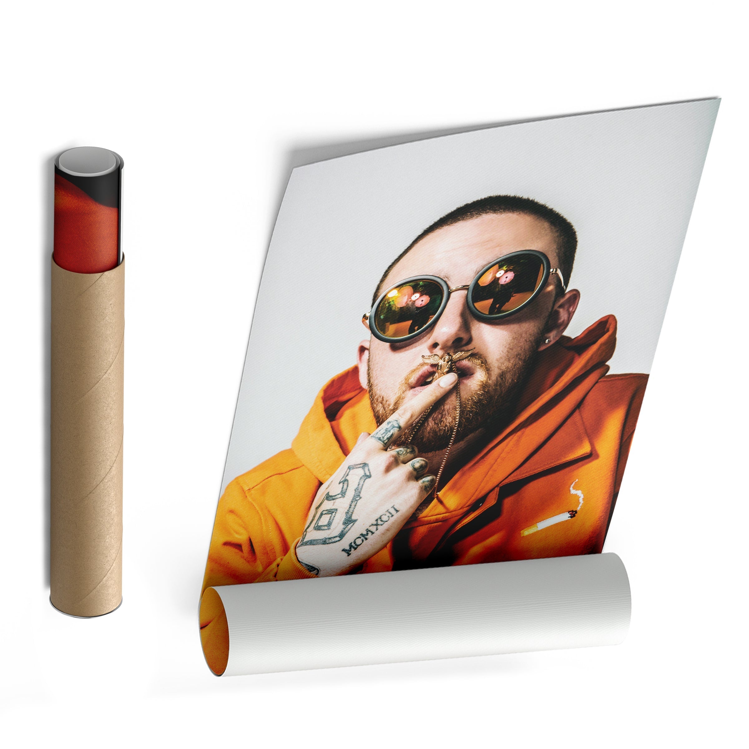 Mac Miller Canvas – Rap Icon Wall Art for Studio Decor CanvasBlackArt