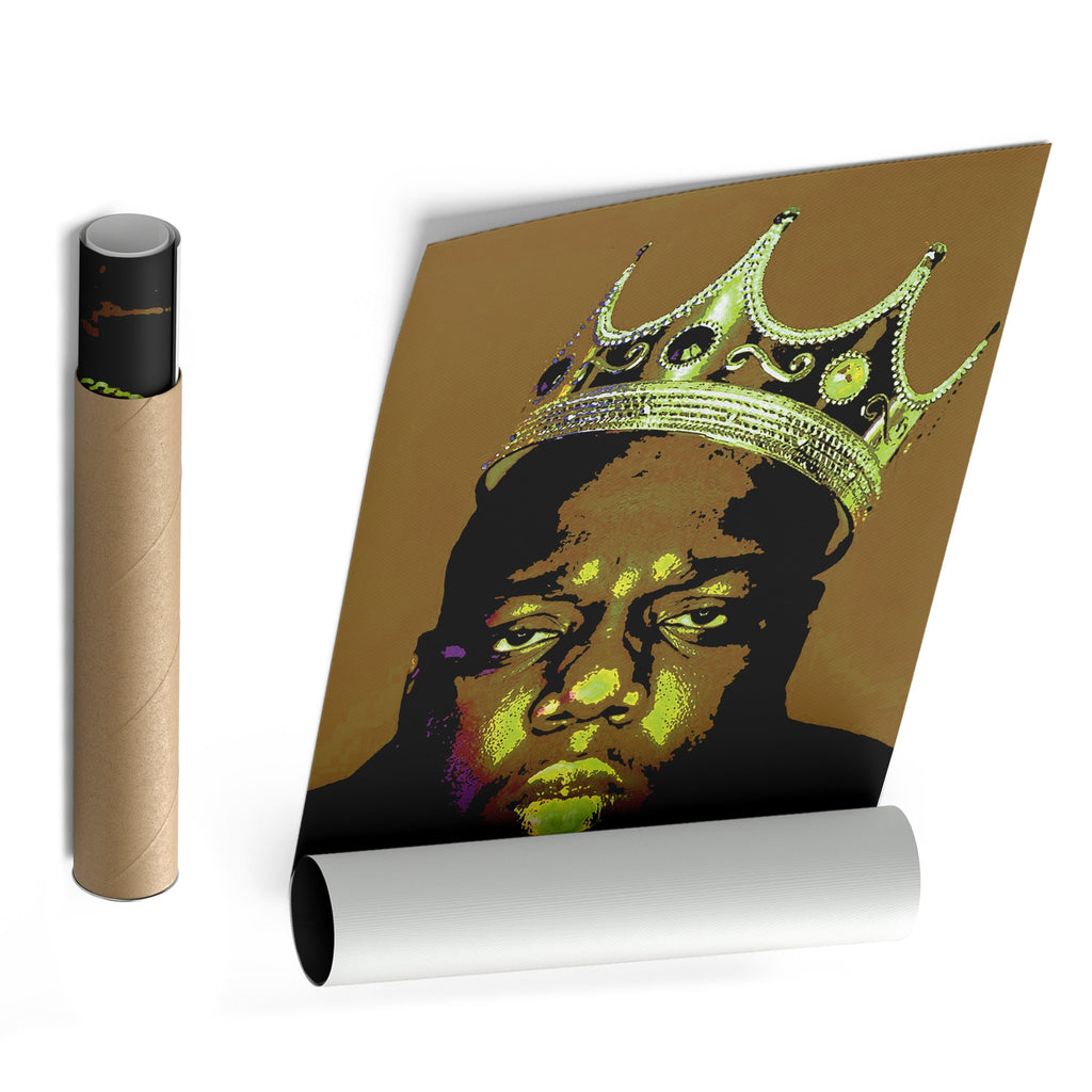 Notorious B.I.G Canvas – Rap Icon Wall Art for Home Decor CanvasBlackArt