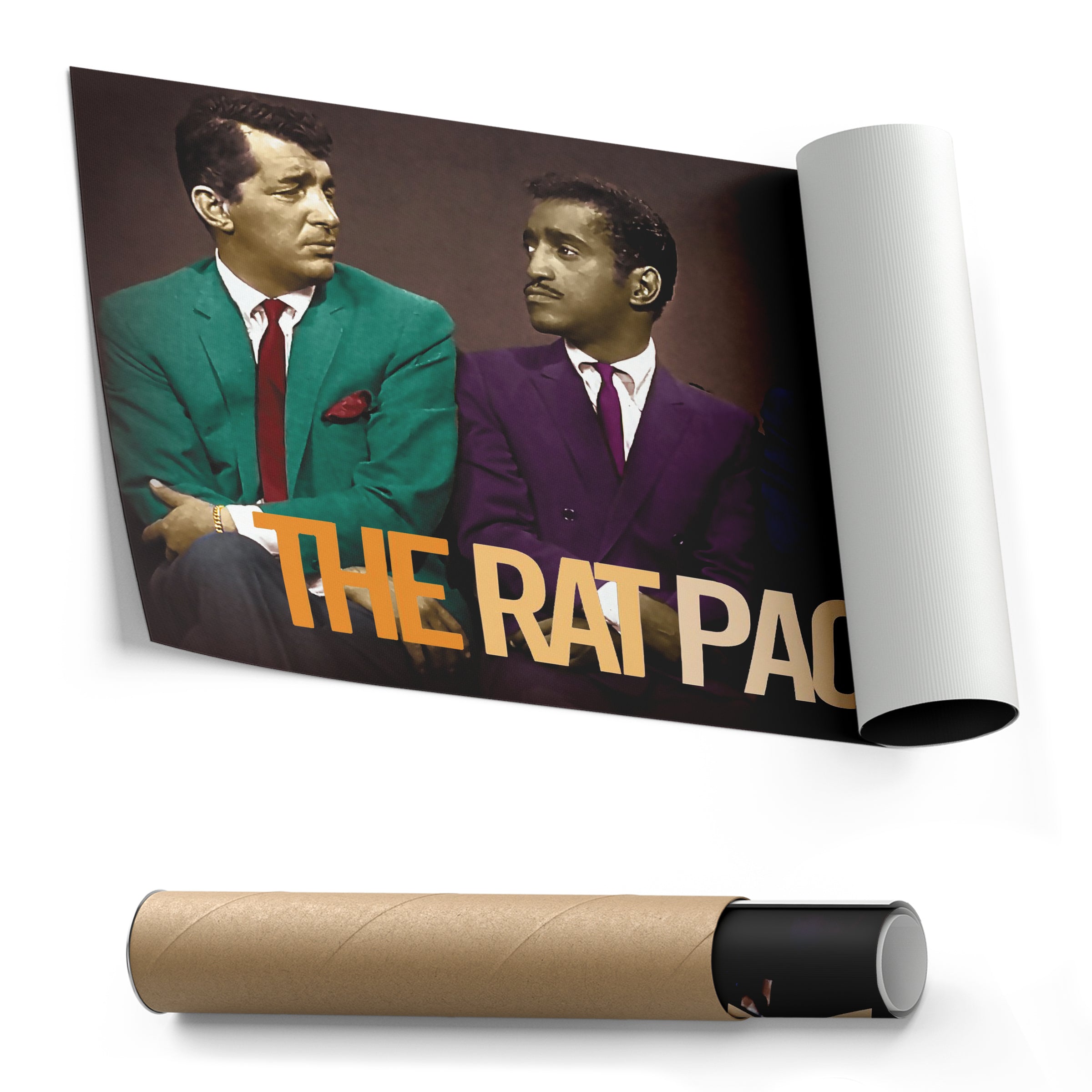 Rat Pack Canvas – Sinatra & Dean Classic Wall Art Decor CanvasBlackArt