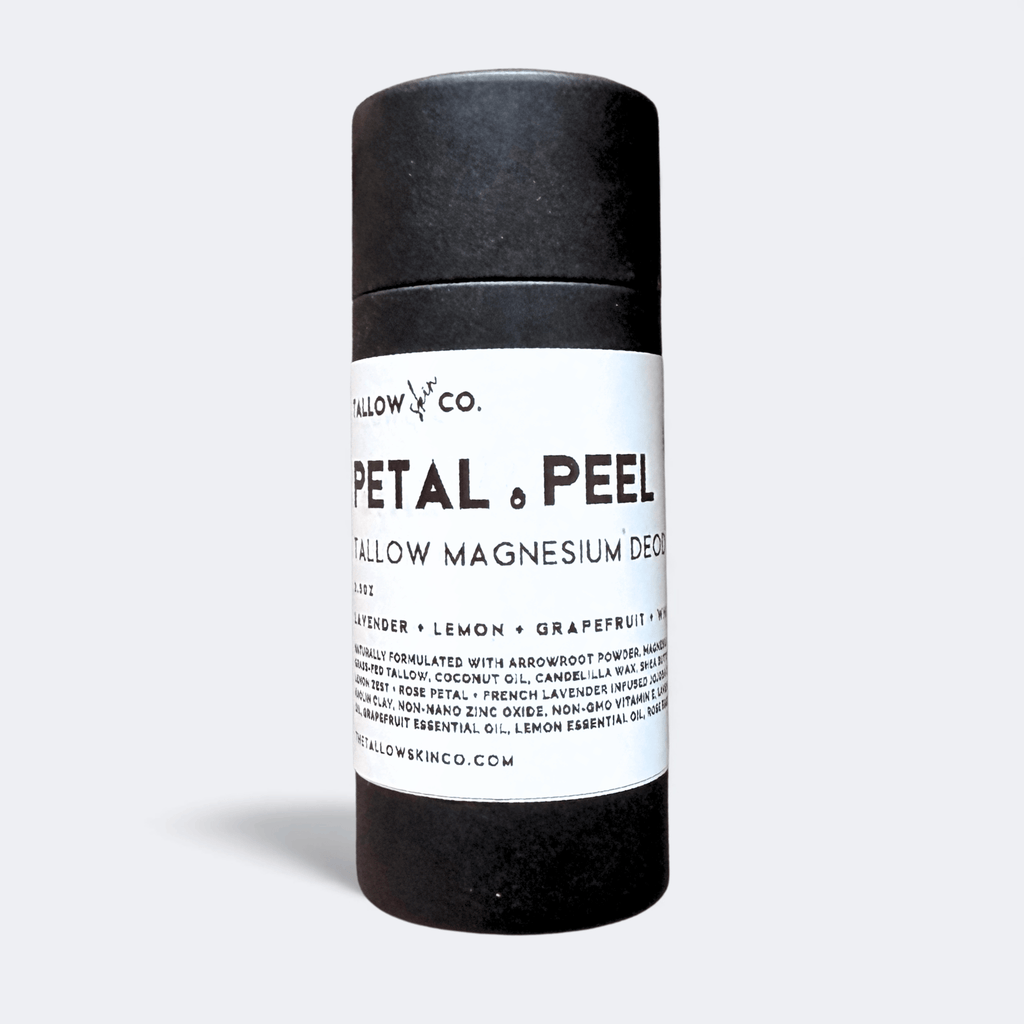 PETAL & PEEL | Tallow Magnesium Deodorant Tallow Skin Co.