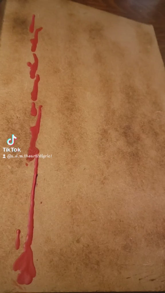 Rainbow Drip 🌈 Acrylic painting on wood by A.D.M.