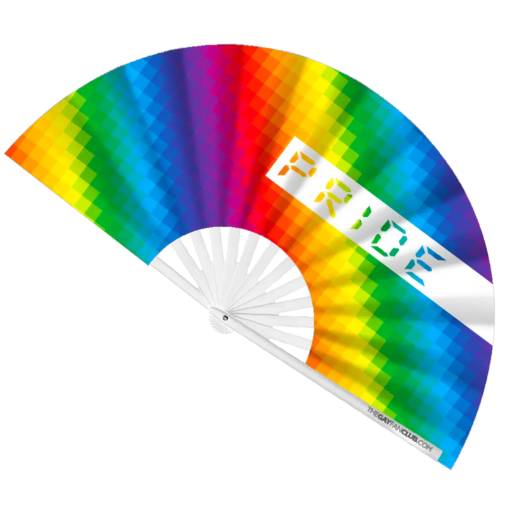 Pride Rainbow Fan The Gay Fan Club