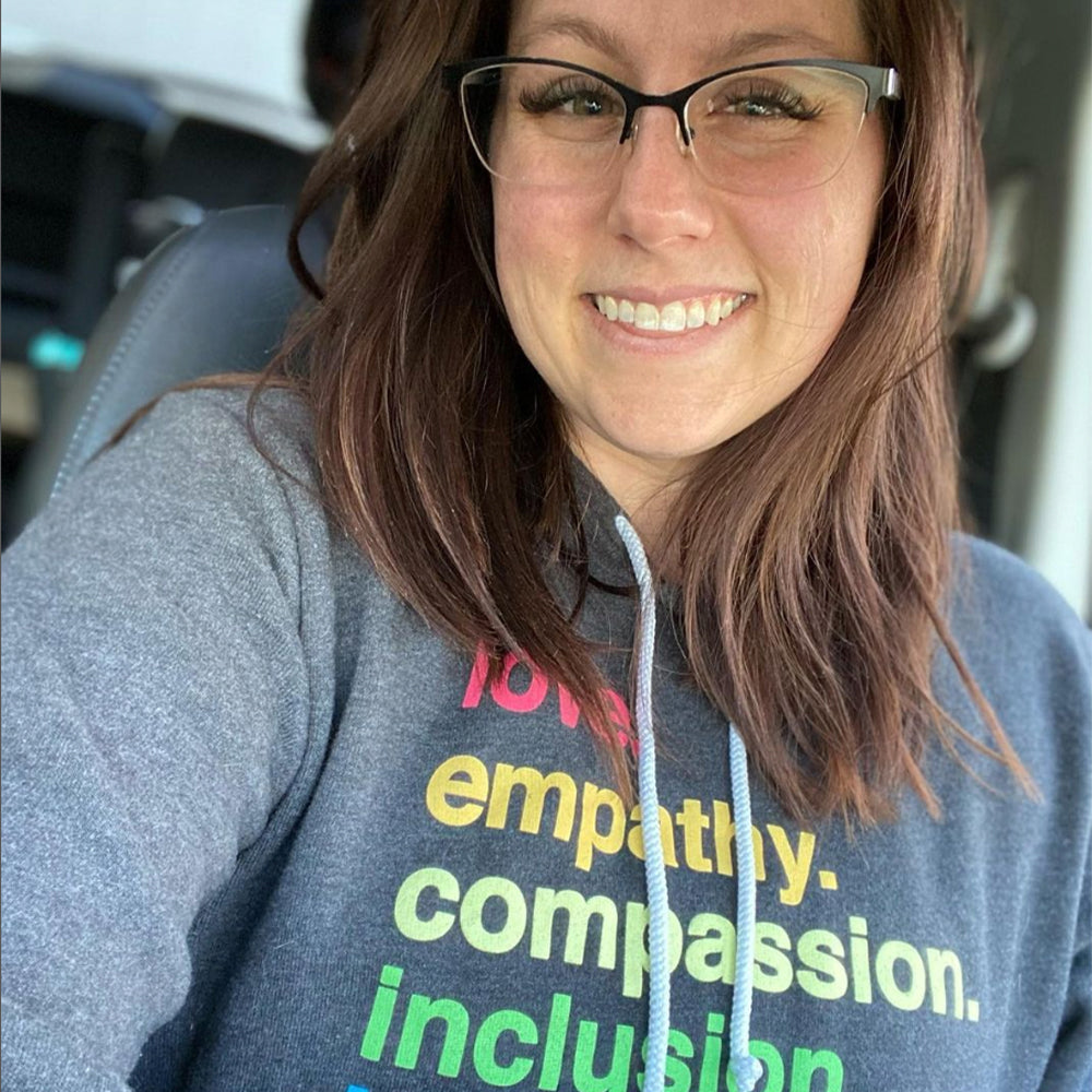'Kindness Is' Pride Pullover Fleece Kind Cotton