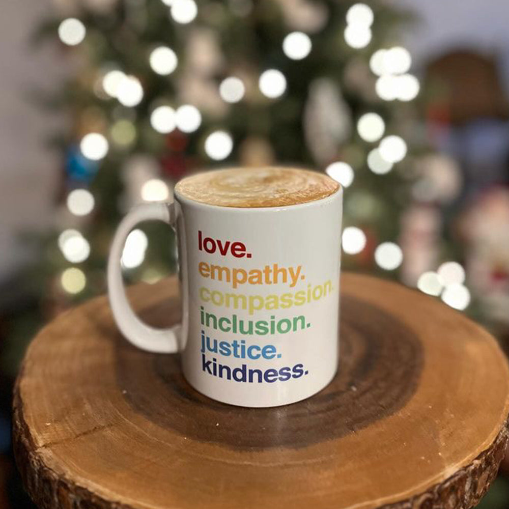 'Kindness Is' Pride Coffee Mug Kind Cotton