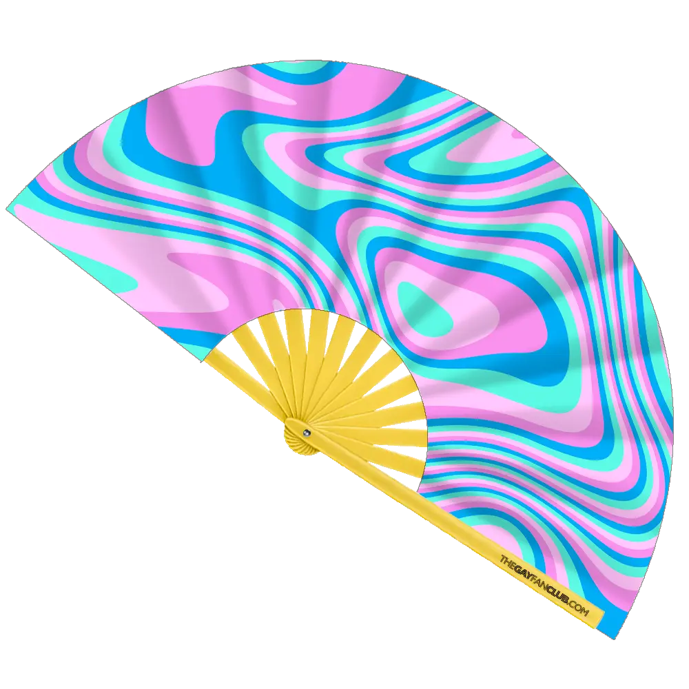 Psychedelic Trans Fan The Gay Fan Club