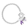Purple Ribbon Fibromyalgia Awareness Rope Bracelets The Awareness Company