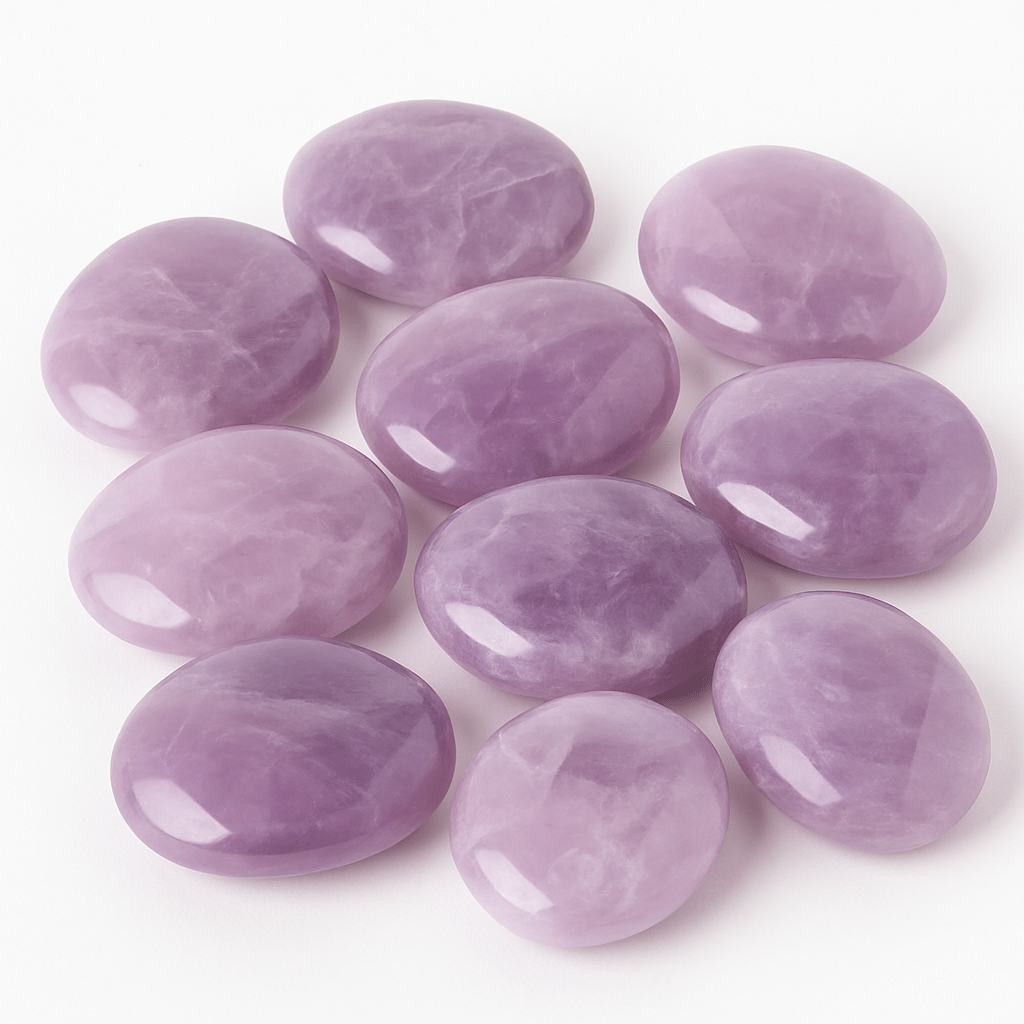 Purple Rose Quartz Palm Stones – Sold by the Pound KREATEUR MIAMI