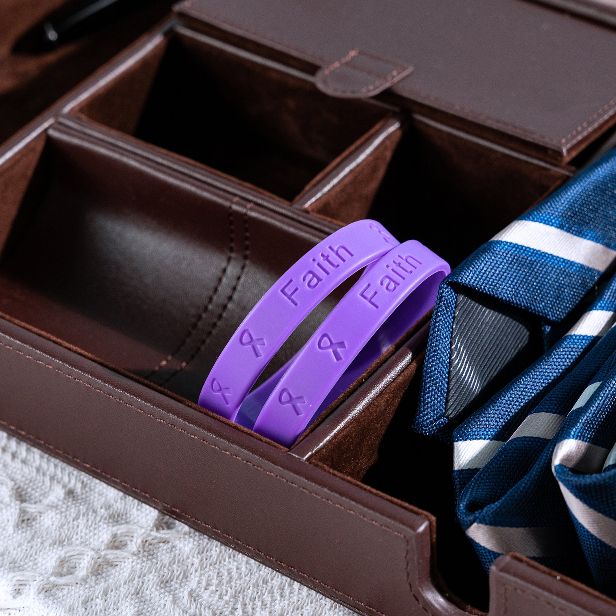 Purple Silicone Bracelets The Awareness Company