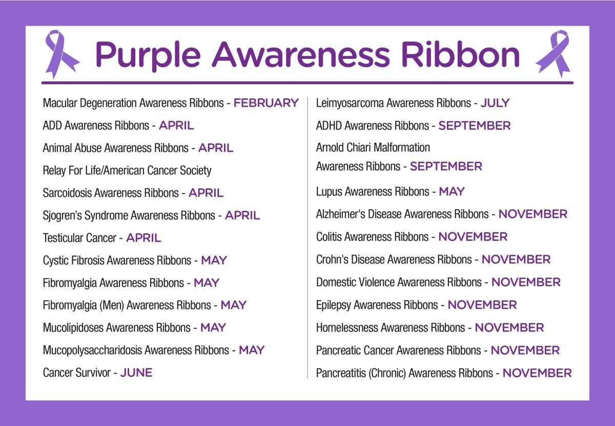 Purple Silicone Bracelets The Awareness Company