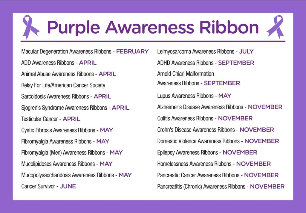 Purple Silicone Bracelets The Awareness Company