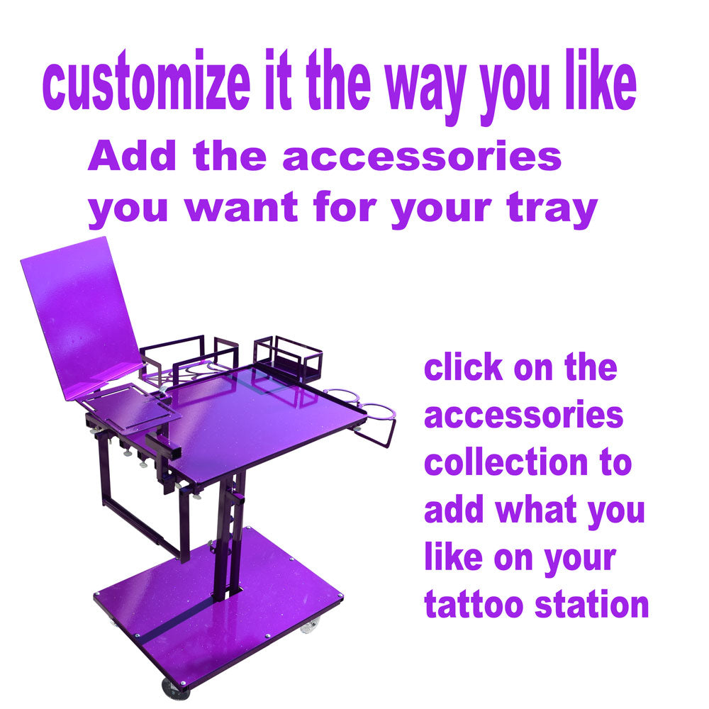 Small tattoo taboret-Purple Stingray Tattoo supplies