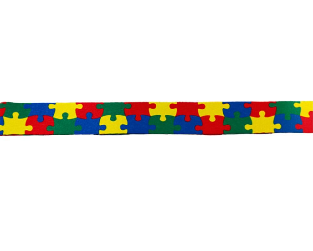 10 Pack Puzzle Piece Autism Awareness Lanyards The Awareness Company