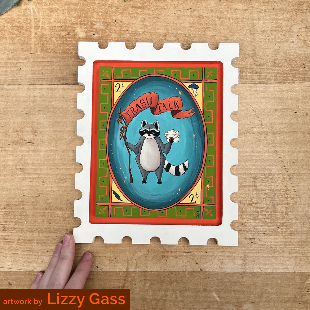 Trekell Stamp Panel - Wooden Painting Canvas Trekell Art Supplies