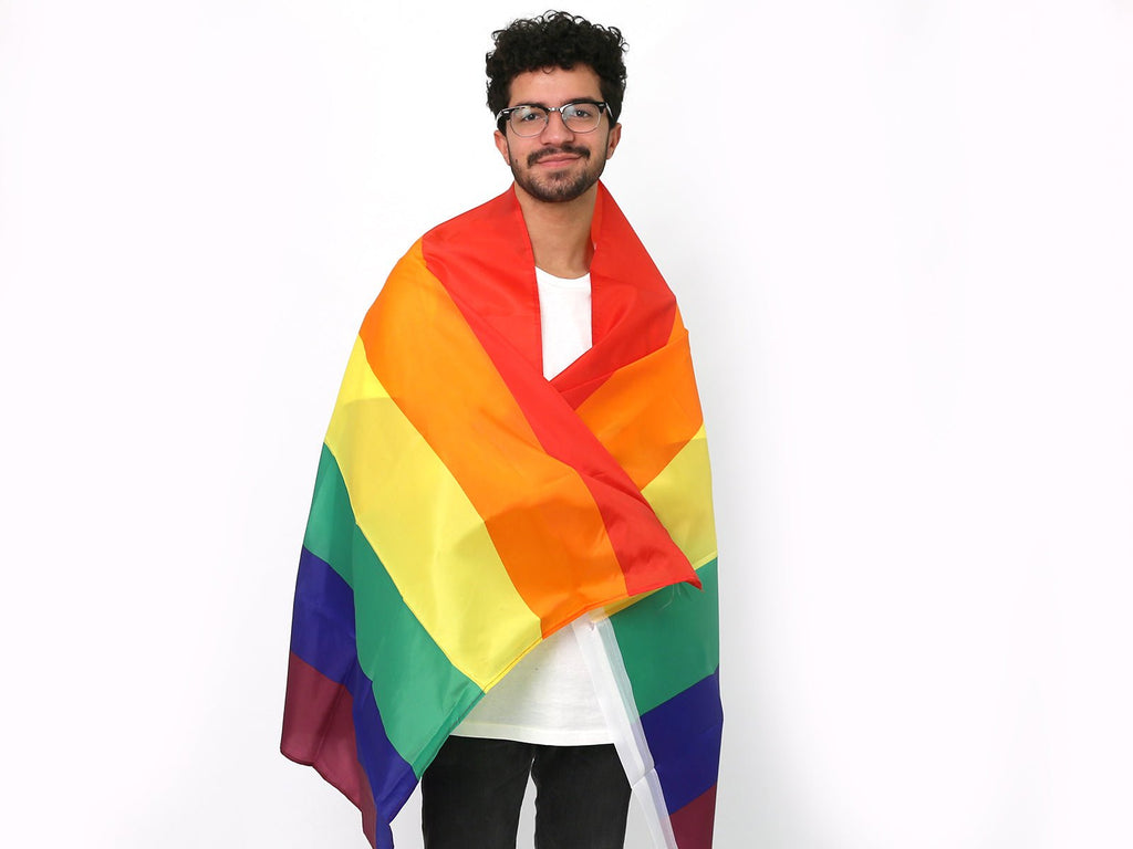 Rainbow 3 Feet by 5 Feet Nylon Flag The Awareness Company