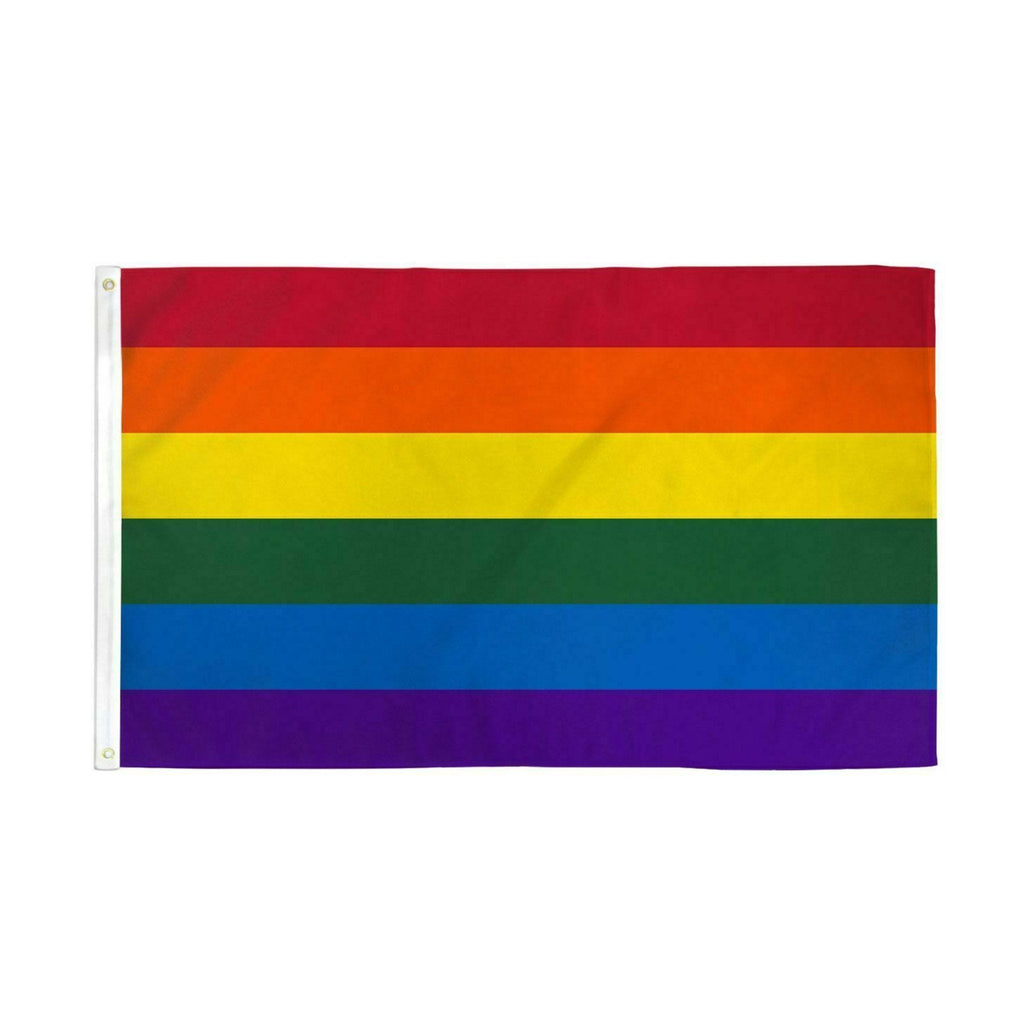 Rainbow 3 Feet by 5 Feet Nylon Flag The Awareness Company
