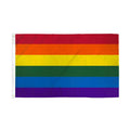 Rainbow 3 Feet by 5 Feet Nylon Flag The Awareness Company