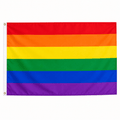 Rainbow 3 Feet by 5 Feet Nylon Flag The Awareness Company