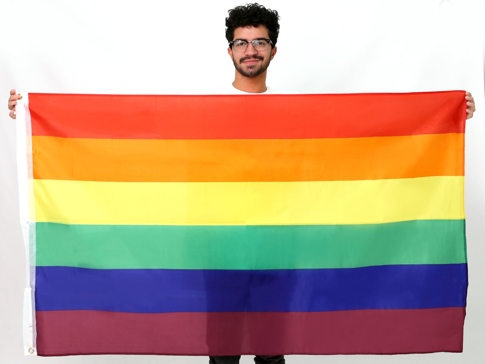 Rainbow 3 Feet by 5 Feet Nylon Flag The Awareness Company