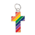 Rainbow Cross Gay Pride Charms The Awareness Company