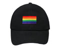 Rainbow Flag Baseball Hats in Black The Awareness Company