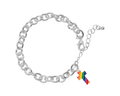 Rainbow Flag Cross Charm Bracelets The Awareness Company