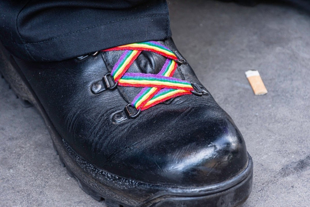 Rainbow Flag Shoe Laces (1 Pair) The Awareness Company