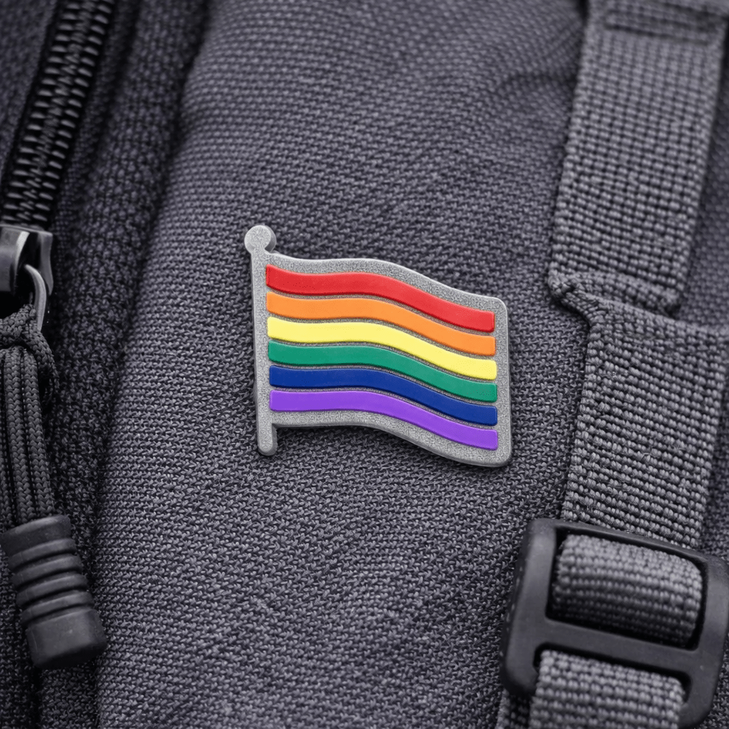 Rainbow Flag Silicone Pins The Awareness Company