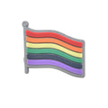 Rainbow Flag Silicone Pins The Awareness Company