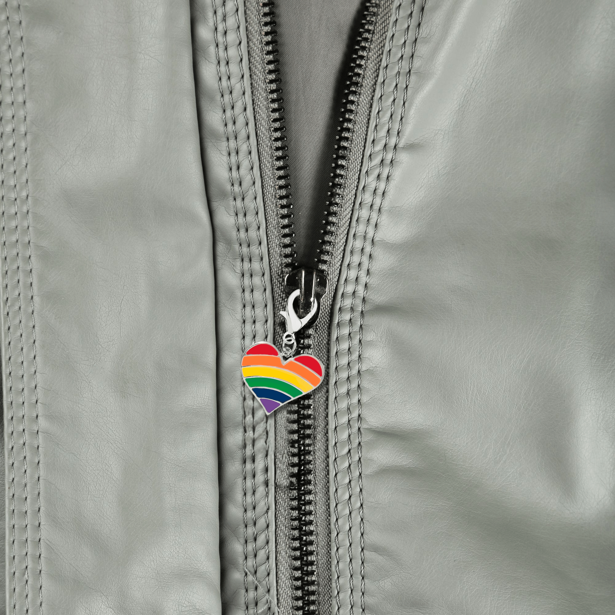 Rainbow Heart Flag Hanging Charms The Awareness Company