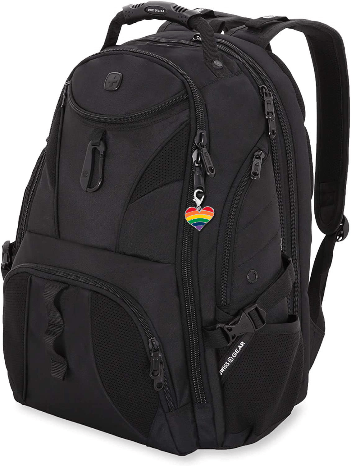 Rainbow Heart Flag Hanging Charms The Awareness Company