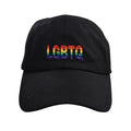 Rainbow LGBTQ Baseball Hats in Black The Awareness Company