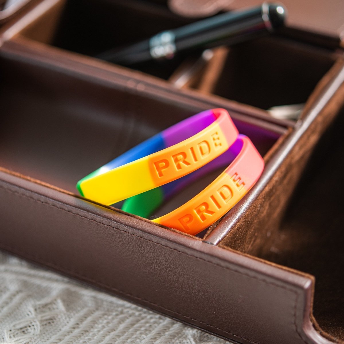 Rainbow Silicone Bracelets The Awareness Company