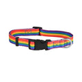 25 Pack Rainbow Striped Extra Large Dog/Cat/Pet Collars The Awareness Company