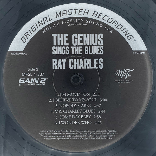 Ray Charles - The Genius Sings The Blues | Mint (M) Mint (M) Love Vinyl Records
