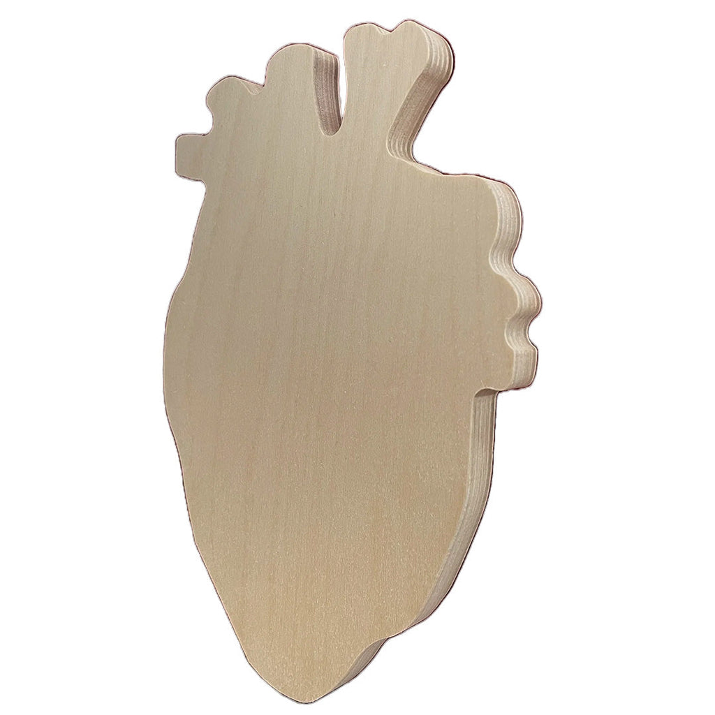 Trekell Anatomical Heart Panel - Wooden Painting Canvas Trekell Art Supplies