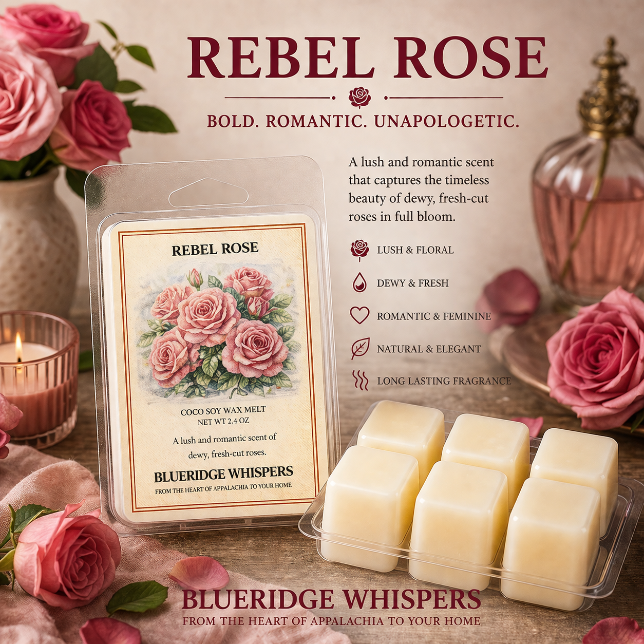 Rebel Rose Blue Ridge Whispers
