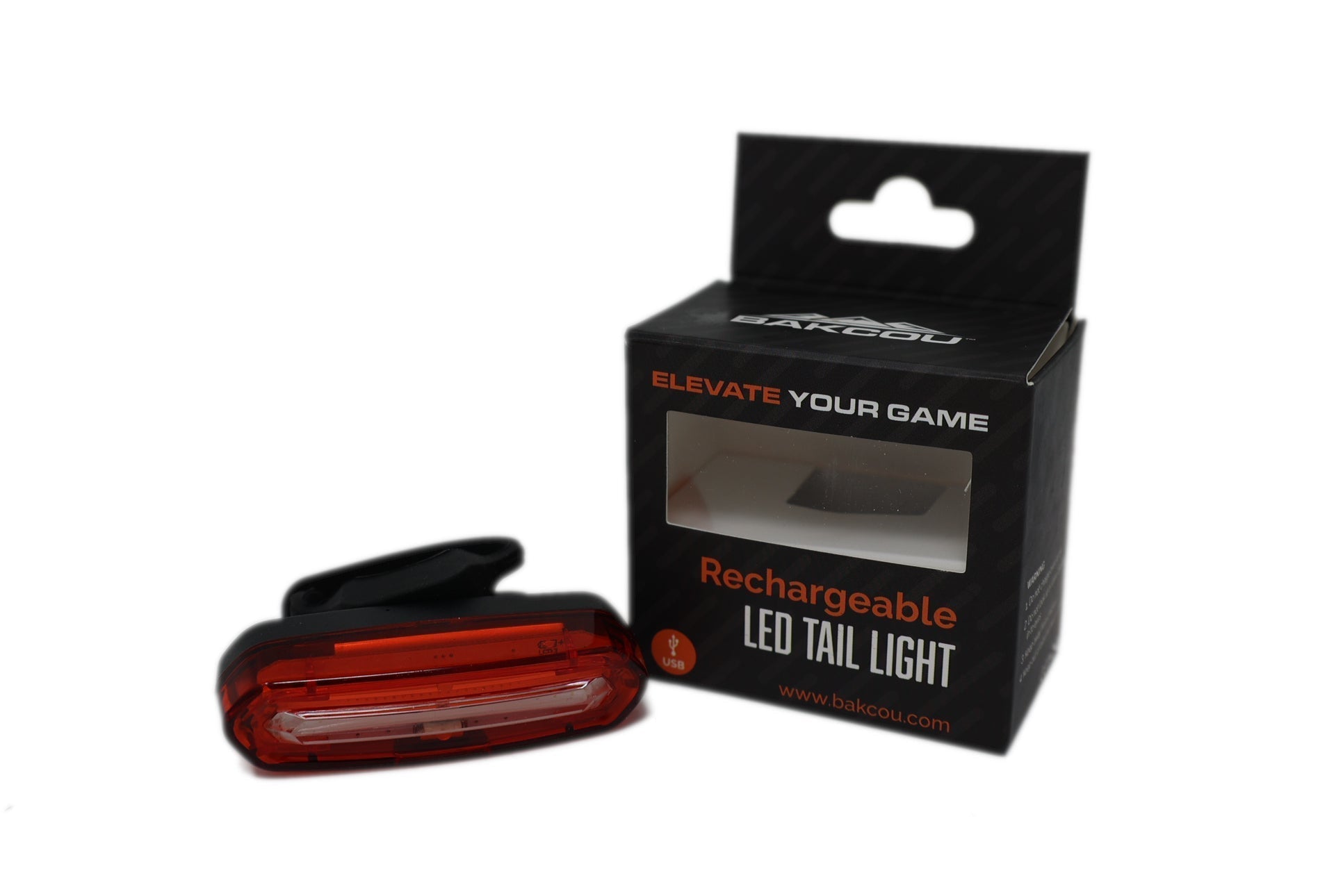 Rechargeable Tail Light Bakcou