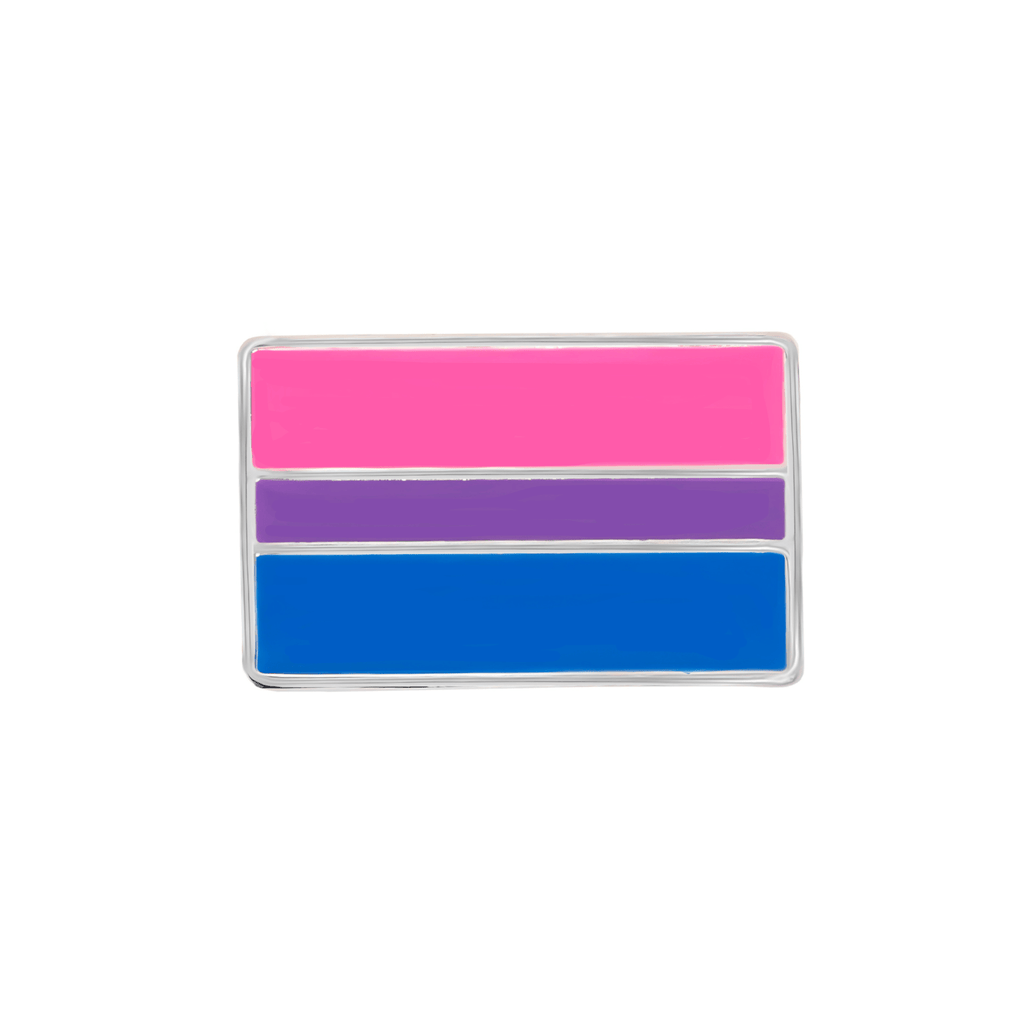 Rectangle Bisexual Flag Pins The Awareness Company
