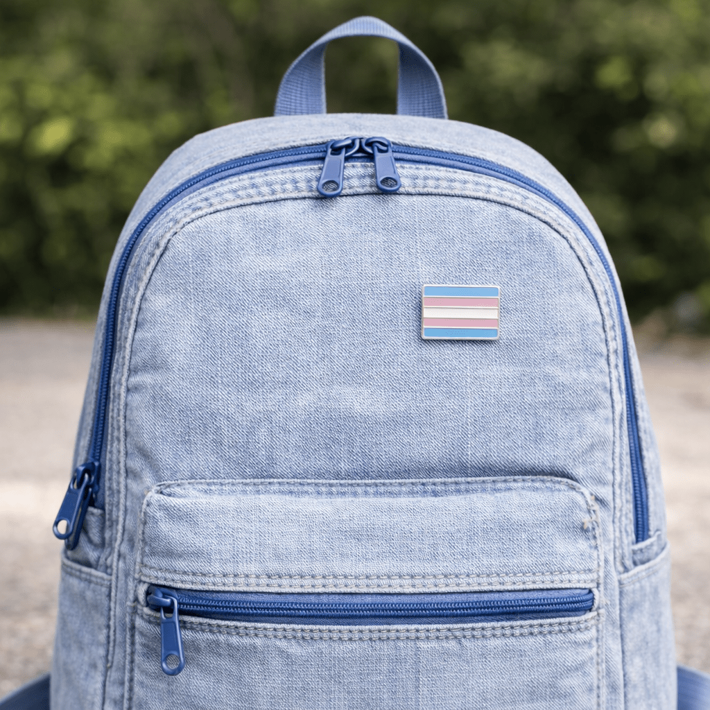 Rectangle Transgender Flag Pins The Awareness Company